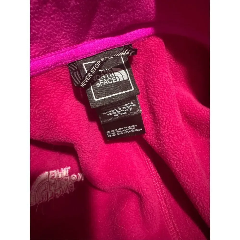 The North Face hot pink full zip sweater SP - Picture 3 of 8